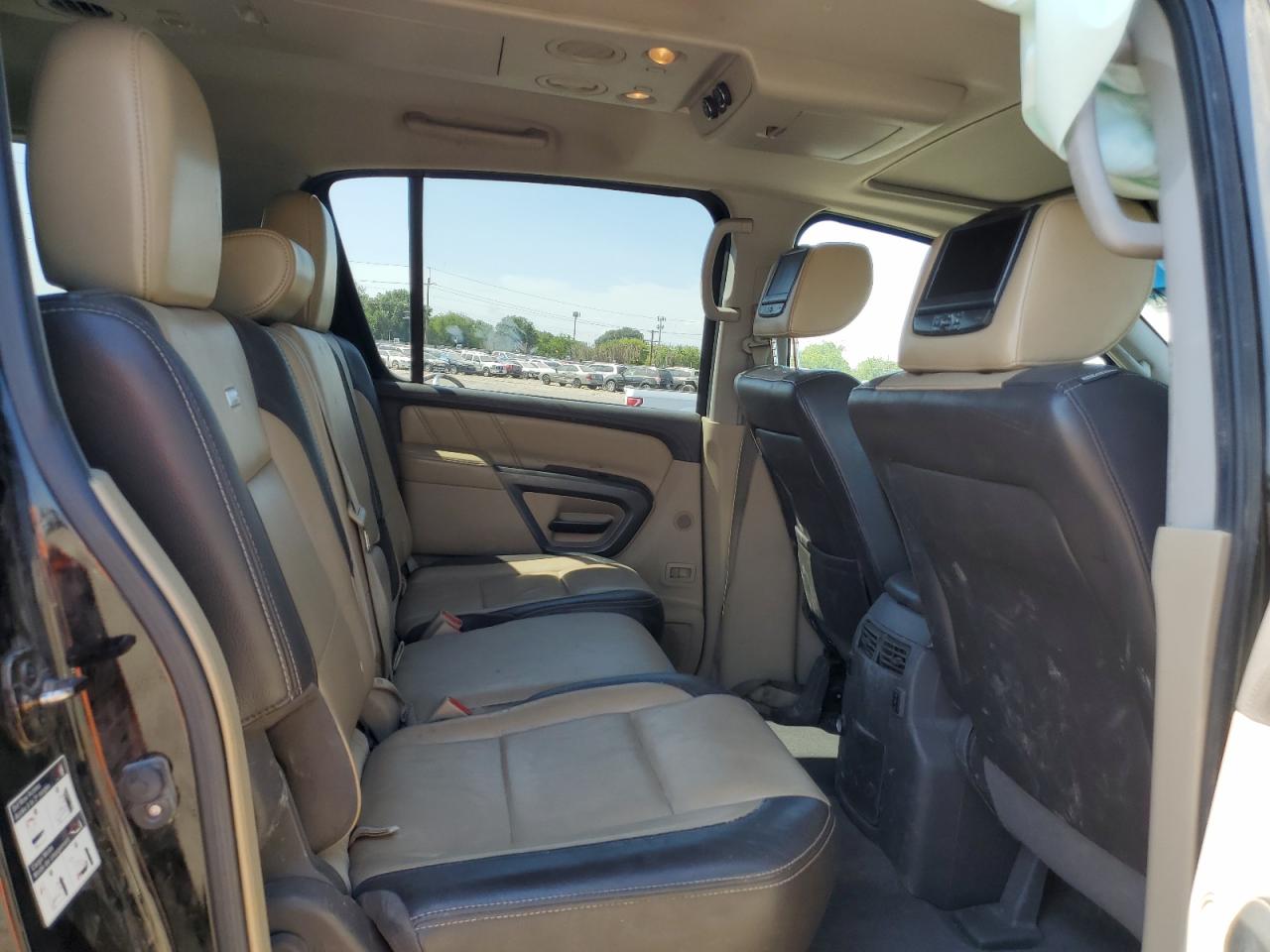 2015 Nissan Armada VIN 5N1AA0NC9FN605629 Copart auction photo, front end / mechanical damage thumbnail 12