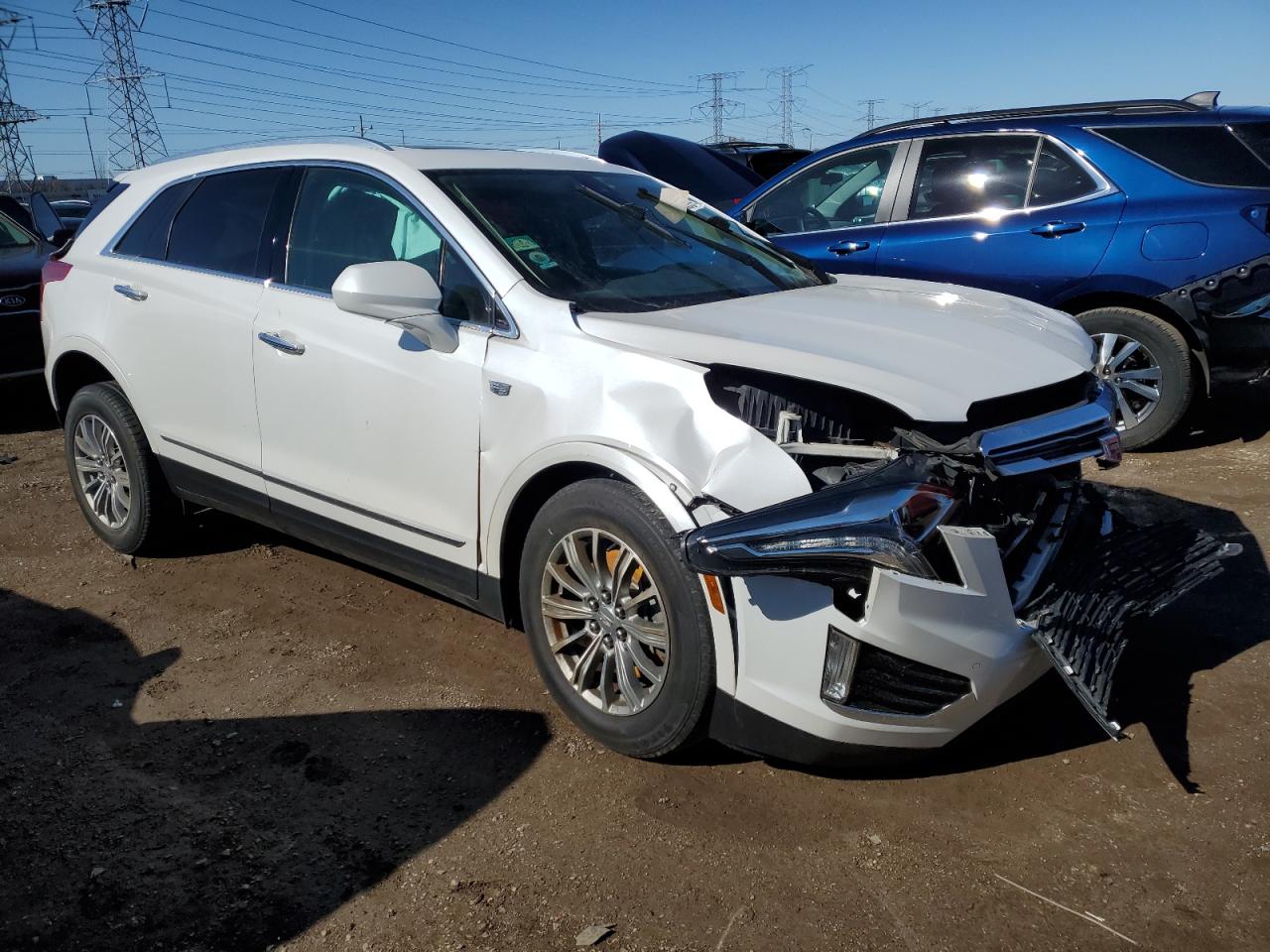 2017 Cadillac XT5 VIN 1GYKNBRS5HZ219502 Copart auction photo, front end / rear end damage thumbnail 4