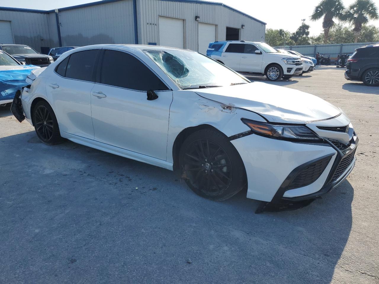 2023 Toyota Camry VIN 4T1K61AK7PU756906 Copart auction photo, rollover / hail damage thumbnail 4