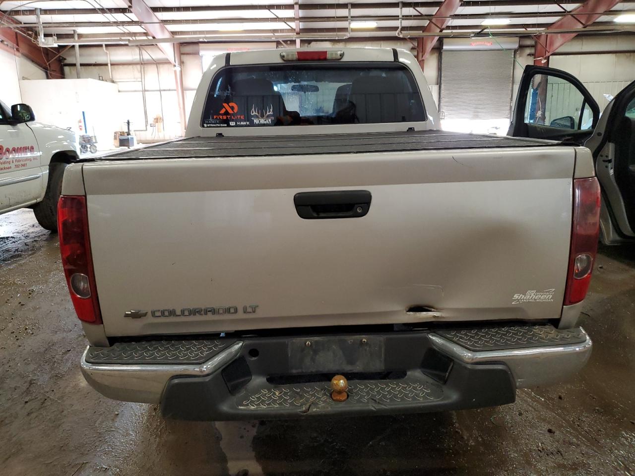 2007 Chevrolet Colorado VIN 1GCDT13E678121200 Copart auction photo, front end / side damage thumbnail 6