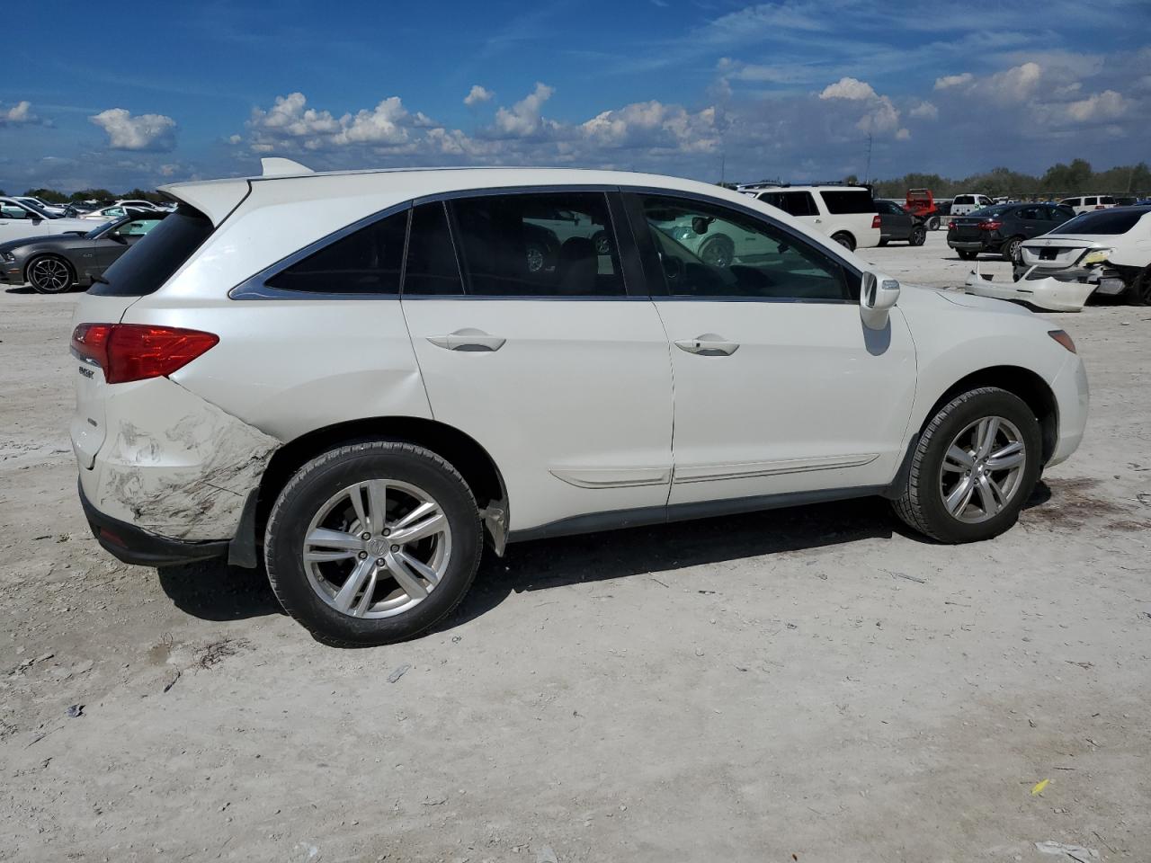 2014 Acura RDX VIN 5J8TB4H57EL003838 Copart auction photo, all over damage thumbnail 3