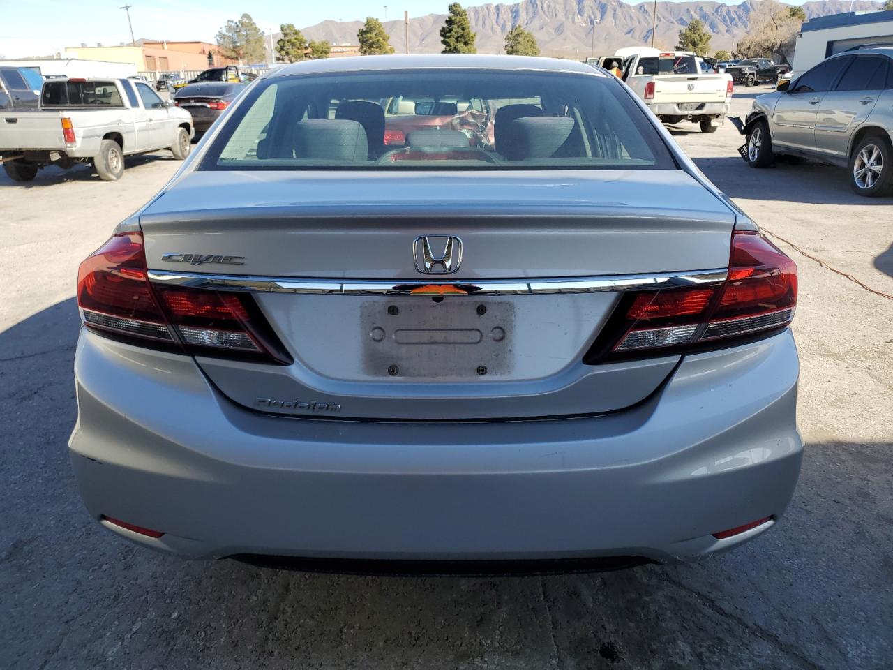 2013 Honda Civic VIN 2HGFB2F59DH562162 Copart auction photo, all over damage thumbnail 6