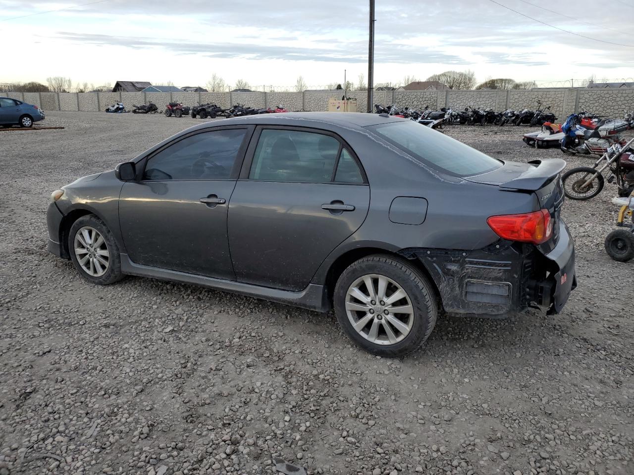 2010 Toyota Corolla VIN 1NXBU4EE8AZ278871 Copart auction photo, front end / rear end damage thumbnail 2