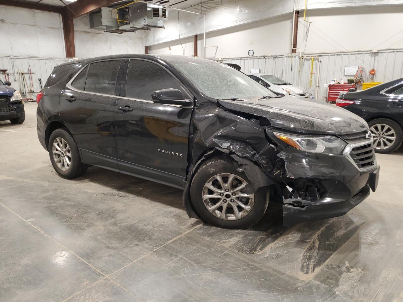 2019 Chevrolet Equinox VIN 2GNAXUEV8K6244640 Copart auction photo, front end / undercarriage damage thumbnail 4