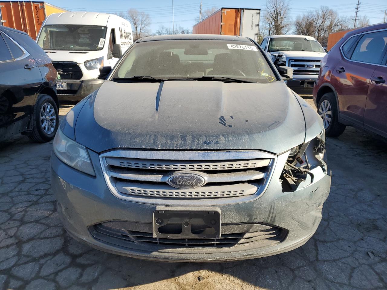 2010 Ford Taurus VIN 1FAHP2DW9AG132293 Copart auction photo, front end / rear end damage thumbnail 5