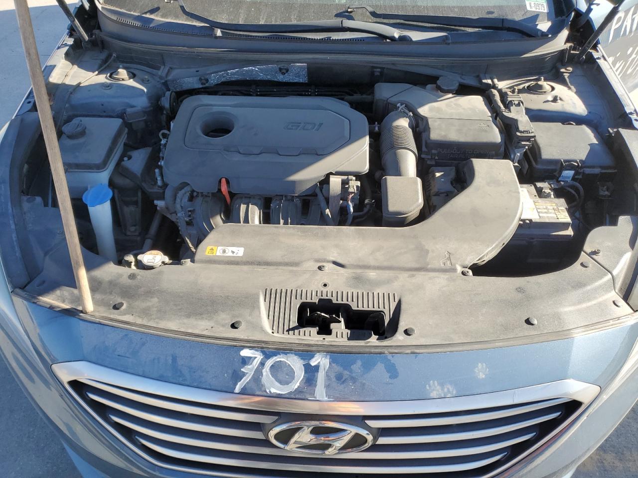 2017 Hyundai Sonata VIN 5NPE24AF2HH491082 Copart auction photo, side damage thumbnail 11