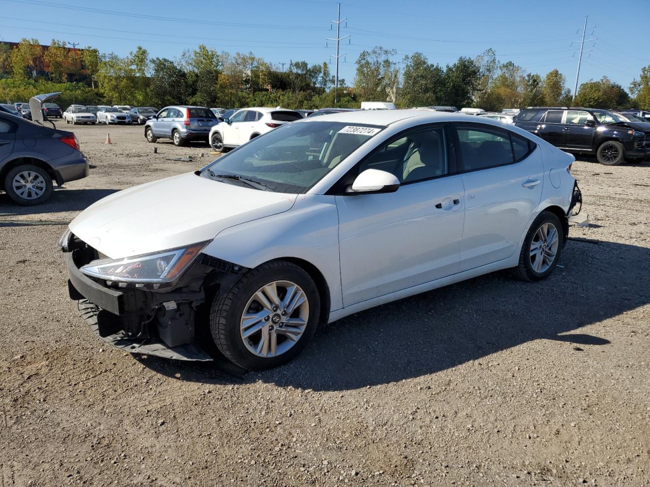 2019 Hyundai Elantra VIN 5NPD84LF2KH456220