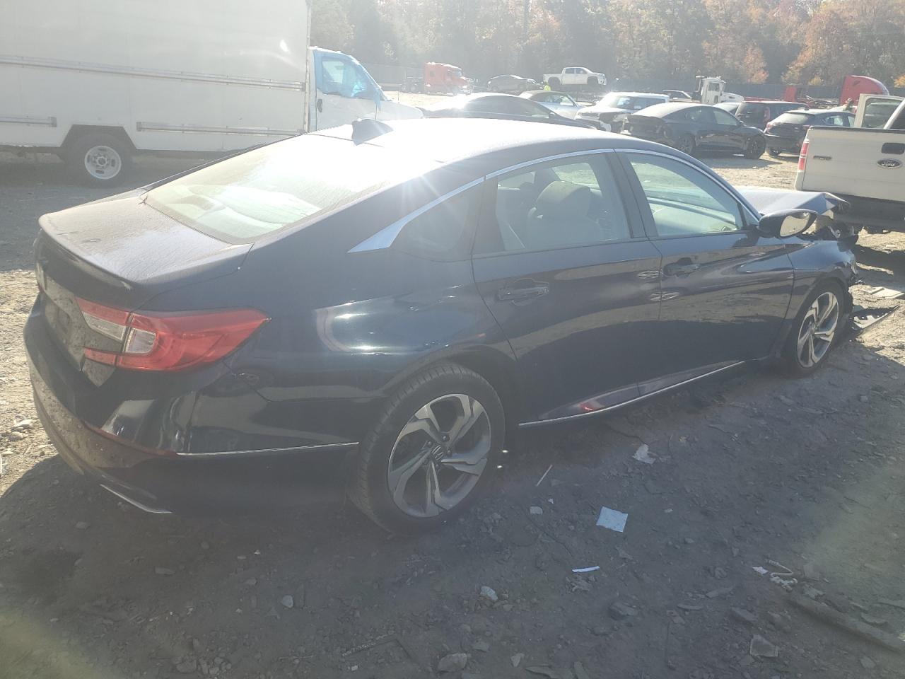 2019 Honda Accord VIN 1HGCV1F44KA141439 Copart auction photo, front end damage thumbnail 3