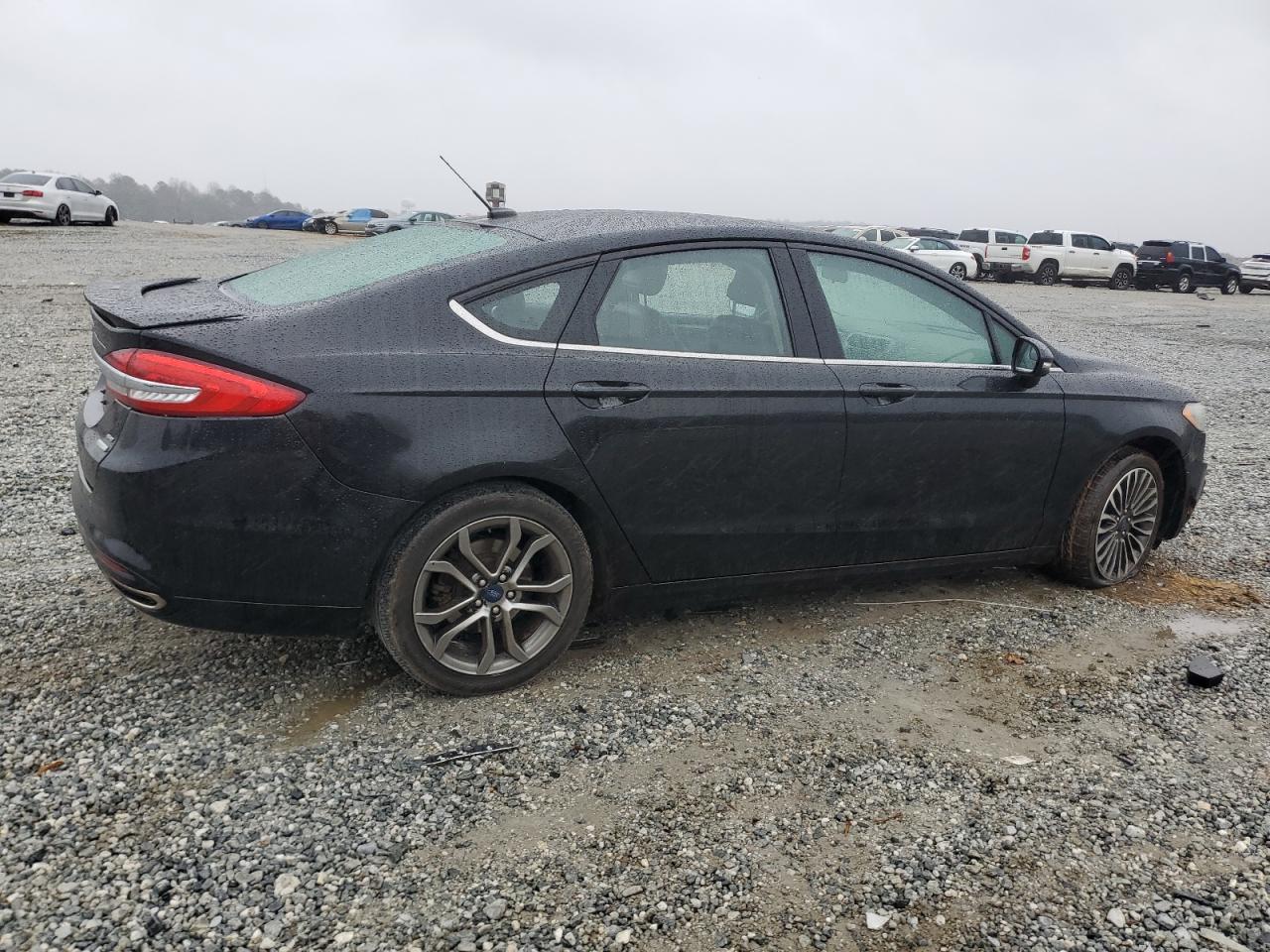 2017 Ford Fusion VIN 3FA6P0H9XHR338385 Copart auction photo, front end / side damage thumbnail 3