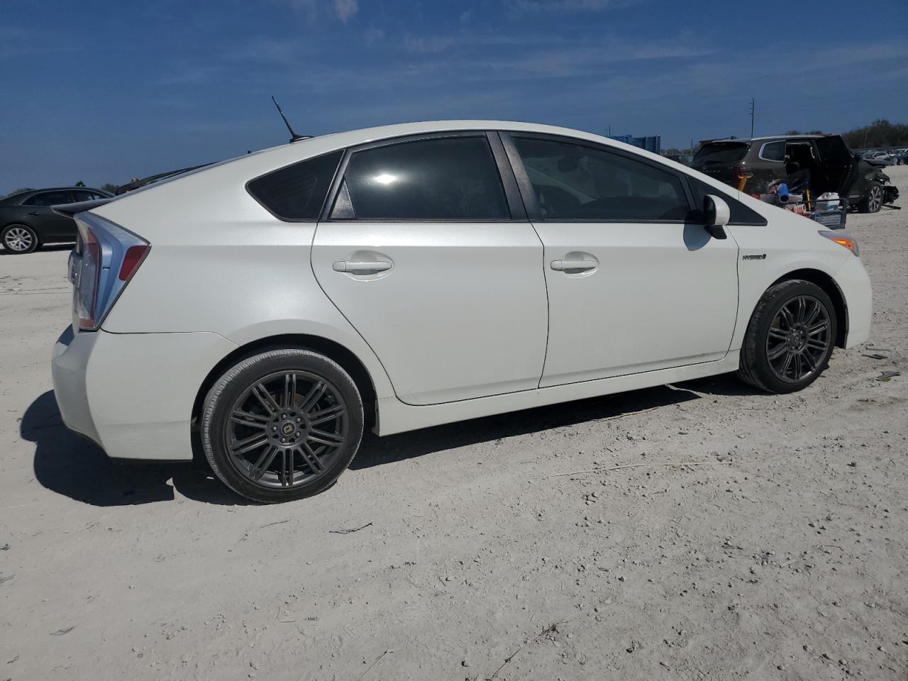 2012 Toyota Prius VIN JTDKN3DU4C1486478 Copart auction photo, side damage thumbnail 3