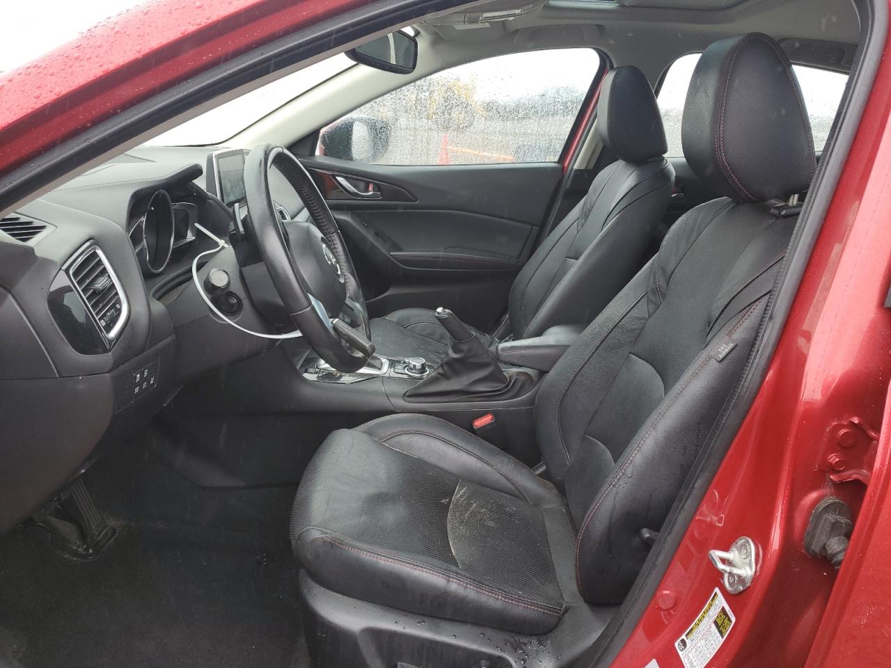 2015 Mazda 3 VIN JM1BM1M31F1227577 Copart auction photo, rear end / side damage thumbnail 7