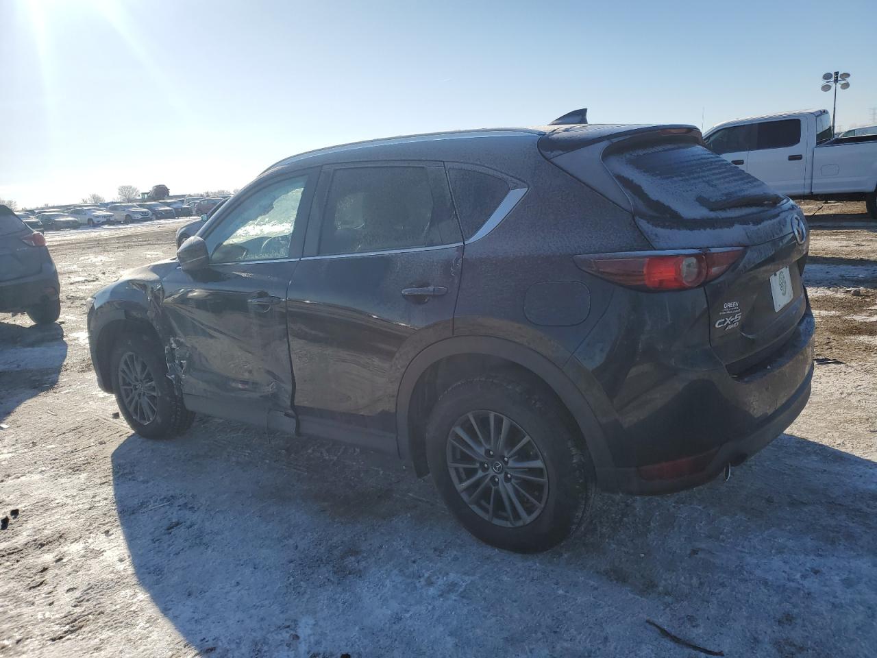 2019 Mazda CX-5 VIN JM3KFBCM6K0572041 Copart auction photo, front end / side damage thumbnail 2