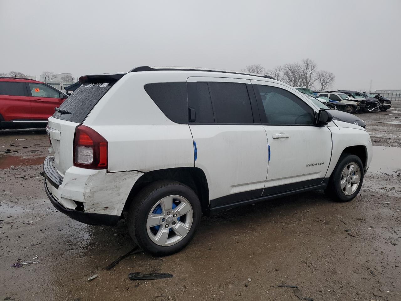 2014 Jeep Compass VIN 1C4NJCBA2ED882721 Copart auction photo, rear end damage thumbnail 3