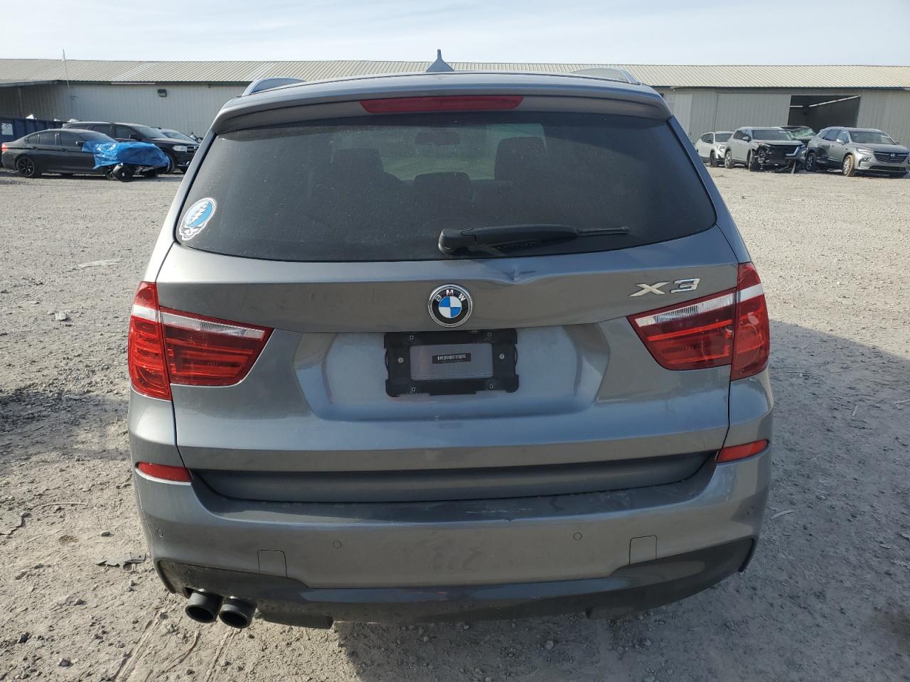 2016 BMW X3 VIN 5UXWX7C57G0S15941 Copart auction photo, front end damage thumbnail 6