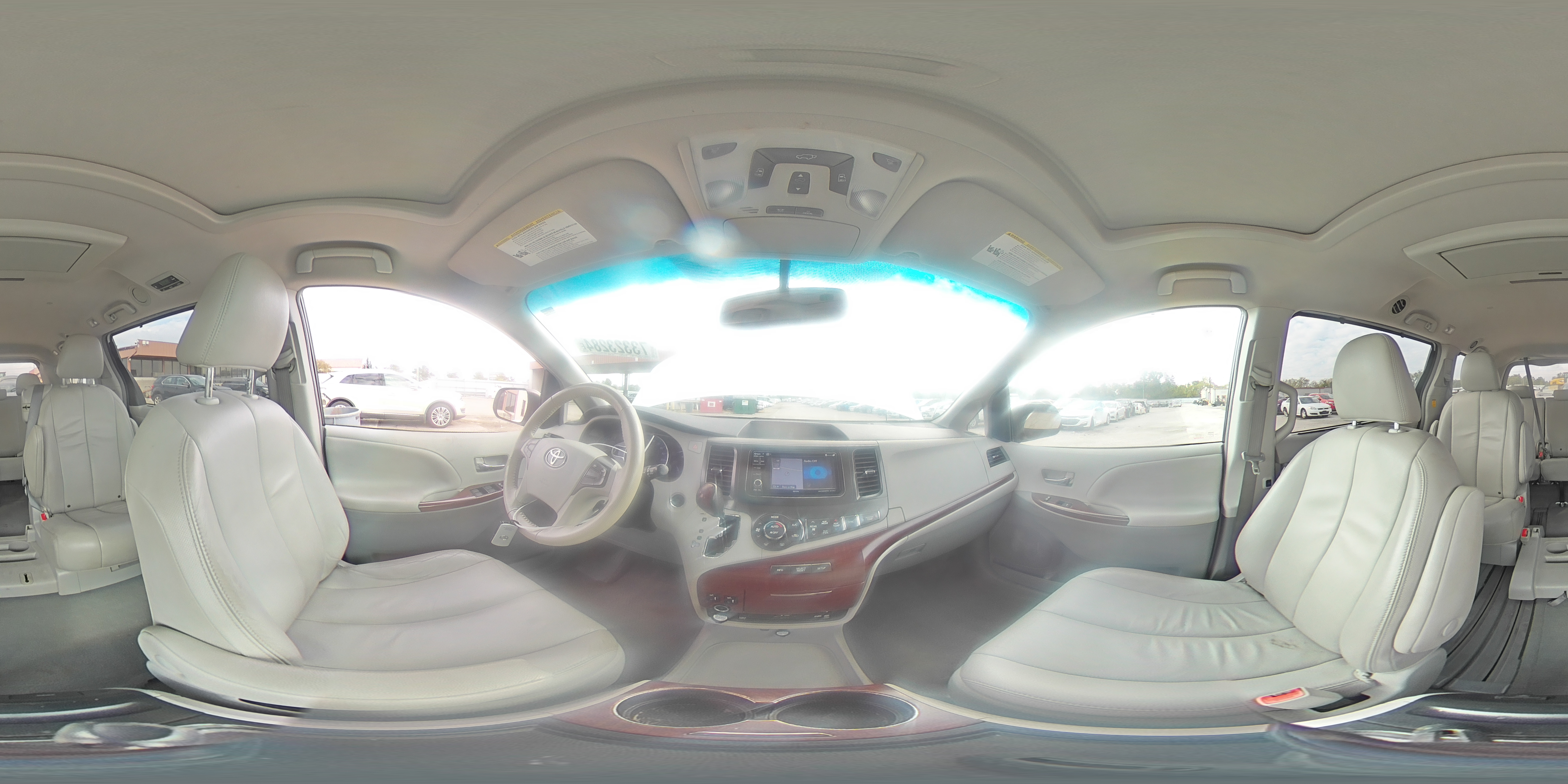 2012 Toyota Sienna VIN 5TDYK3DC0CS250830 Copart auction photo, front end damage thumbnail 14