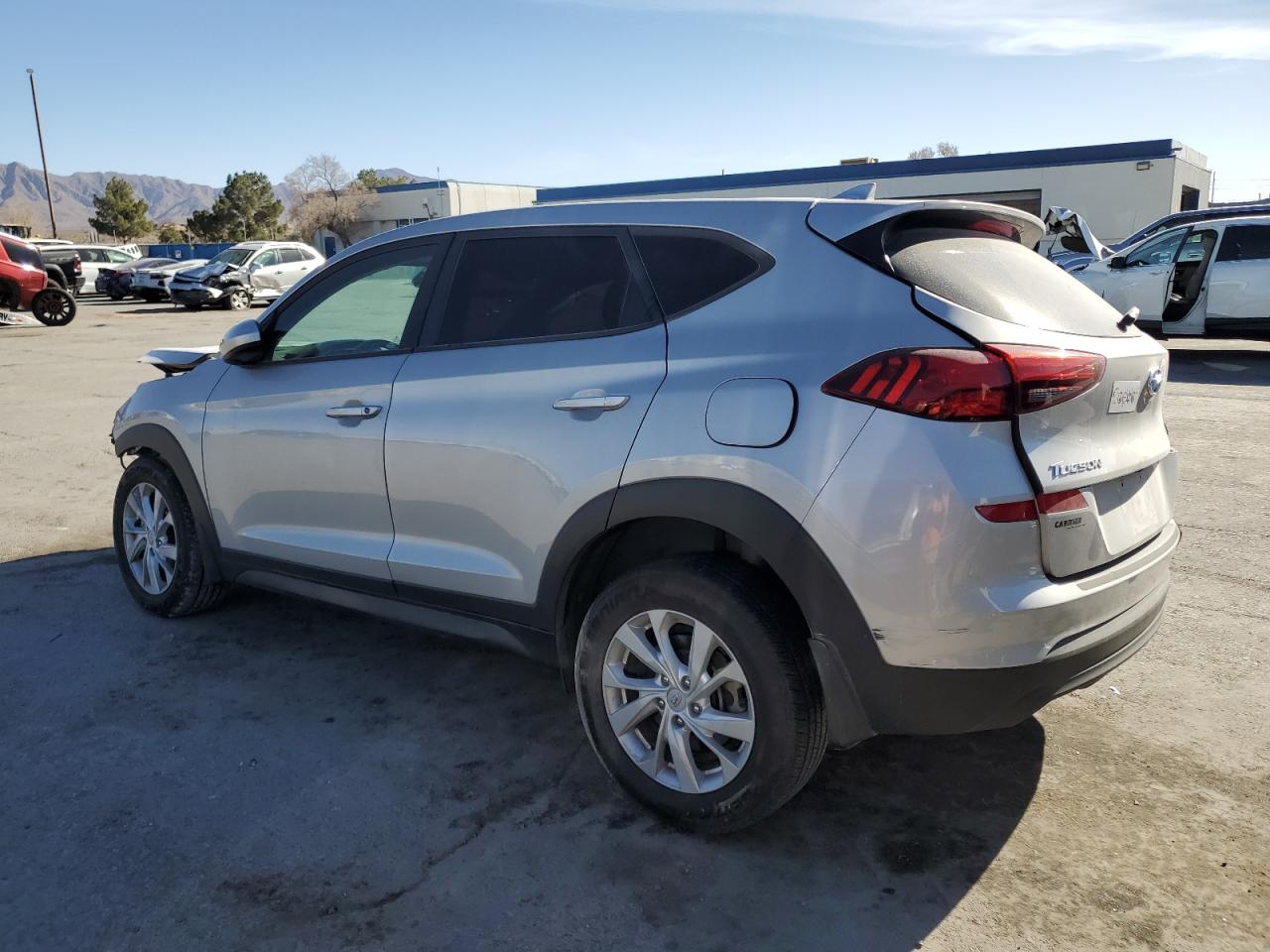 2020 Hyundai Tucson VIN KM8J23A44LU146640 Copart auction photo, all over damage thumbnail 2