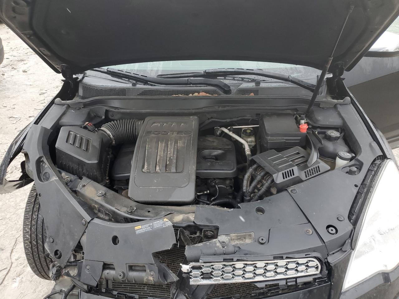 2013 Chevrolet Equinox VIN 2GNFLEEK4D6352110 Copart auction photo, front end / undercarriage damage thumbnail 12