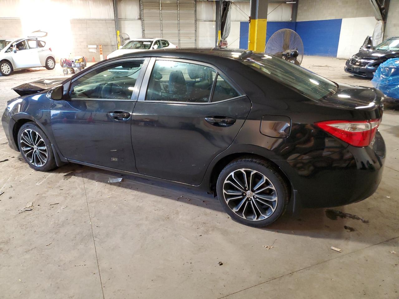 2016 Toyota Corolla VIN 2T1BURHE2GC728355 Copart auction photo, front end / side damage thumbnail 2