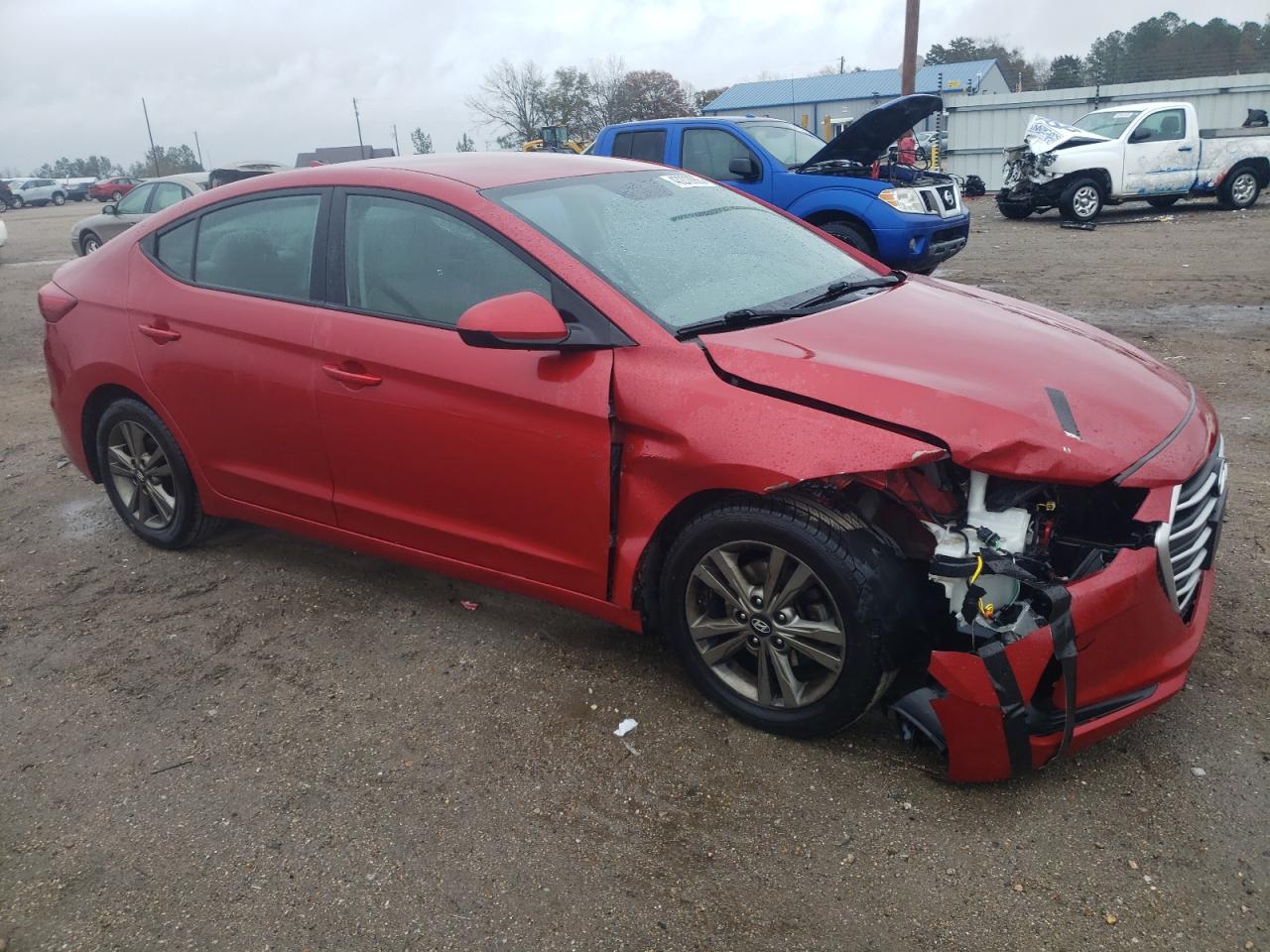 2018 Hyundai Elantra VIN 5NPD84LF4JH327040 Copart auction photo, front end damage thumbnail 4