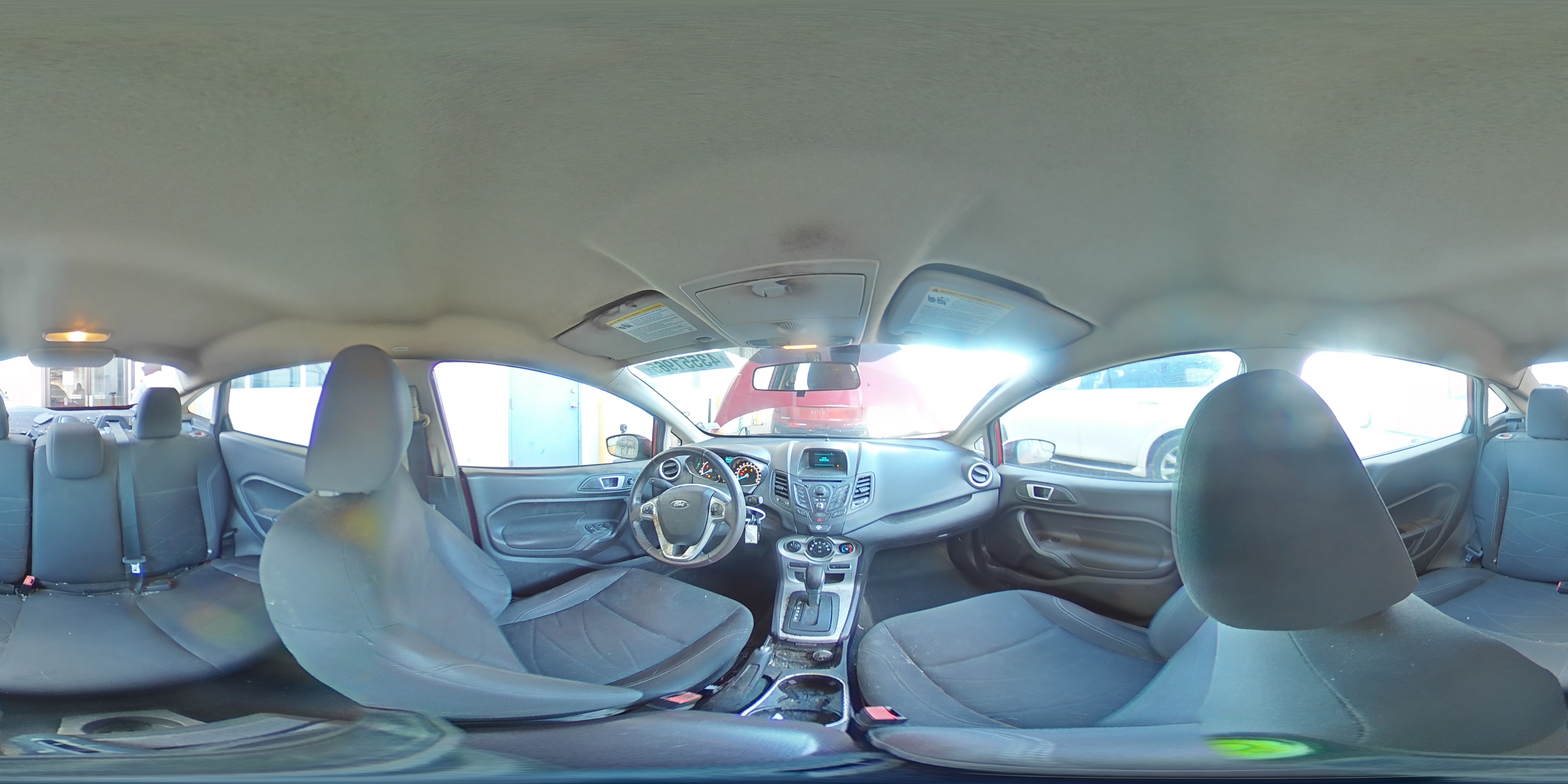 2015 Ford Fiesta VIN 3FADP4BJ4FM166799 Copart auction photo, rear end / front end damage thumbnail 12