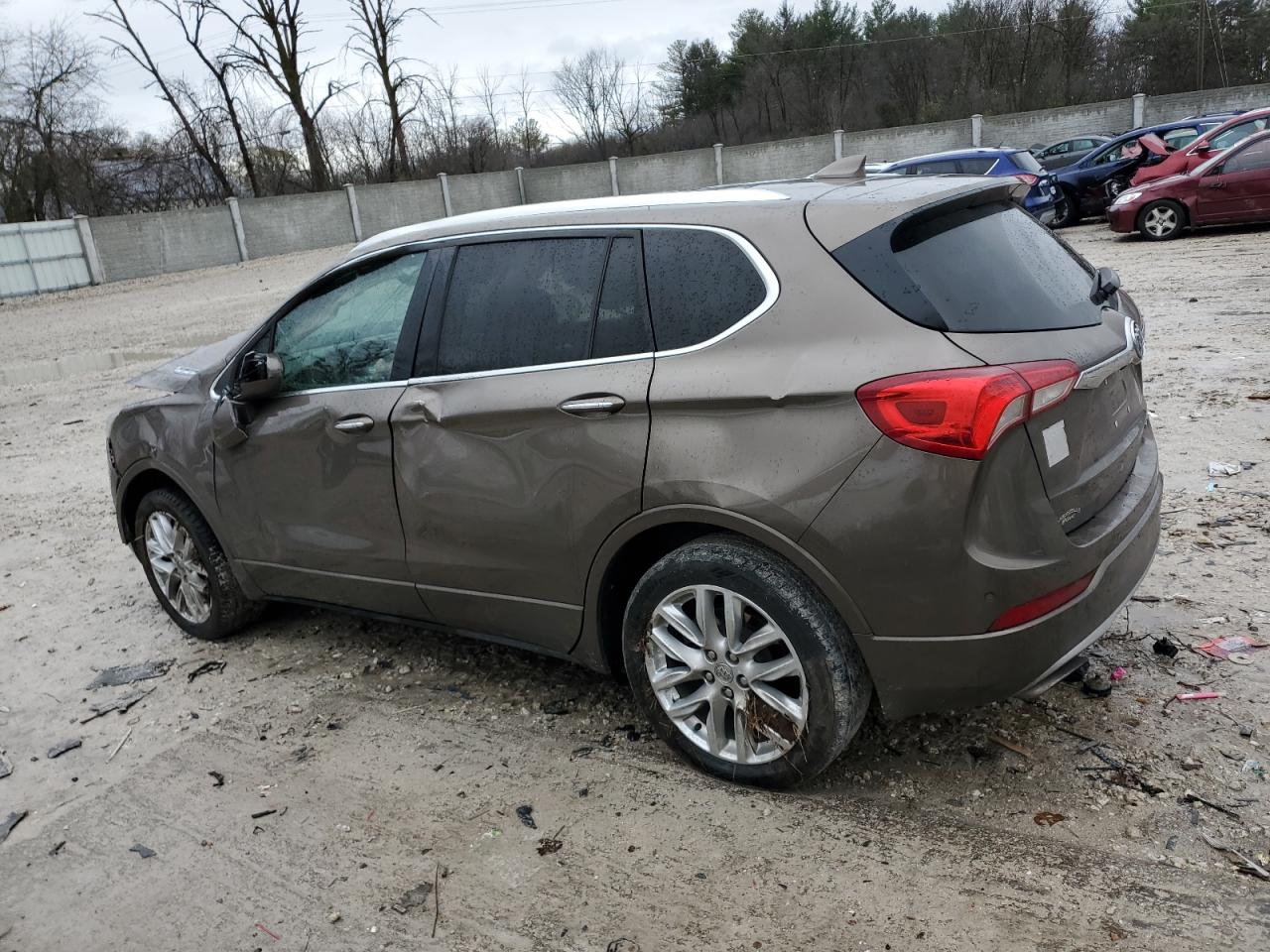 2019 Buick Envision VIN LRBFX3SX5KD004024 Copart auction photo, rollover damage thumbnail 2