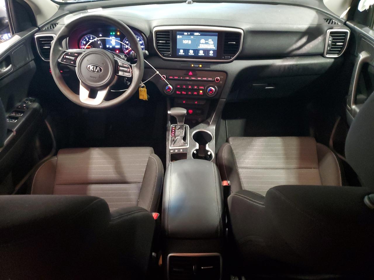 2020 KIA Sportage VIN KNDPMCAC9L7633587 Copart auction photo, front end / side damage thumbnail 8