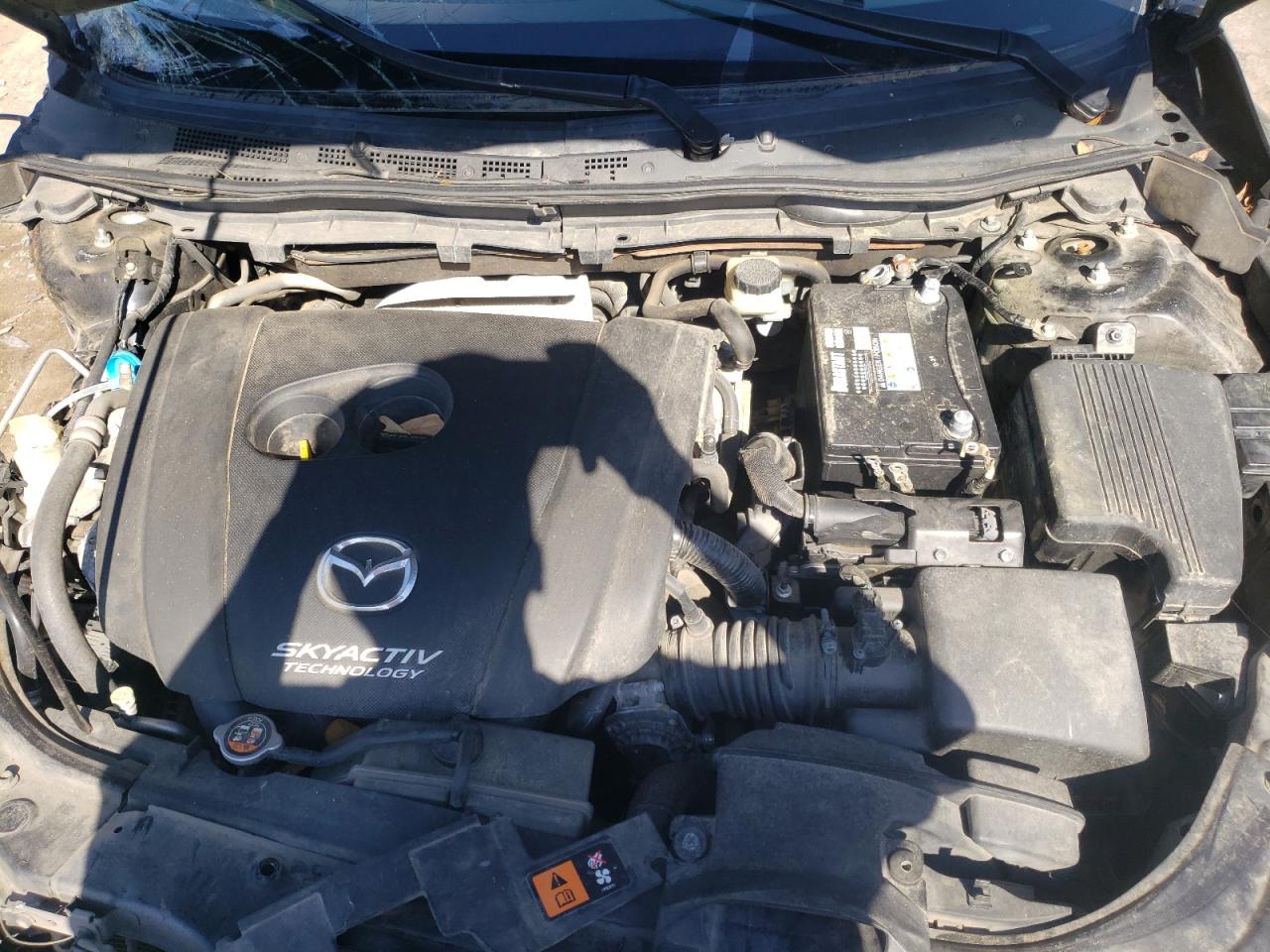 2014 Mazda 6 VIN JM1GJ1W5XE1107496 Copart auction photo, front end damage thumbnail 11