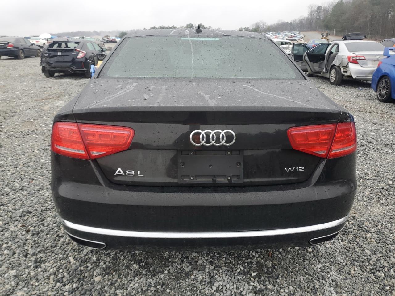 2013 Audi A8 VIN WAUR4AFD1DN008674 Copart auction photo, front end damage thumbnail 6