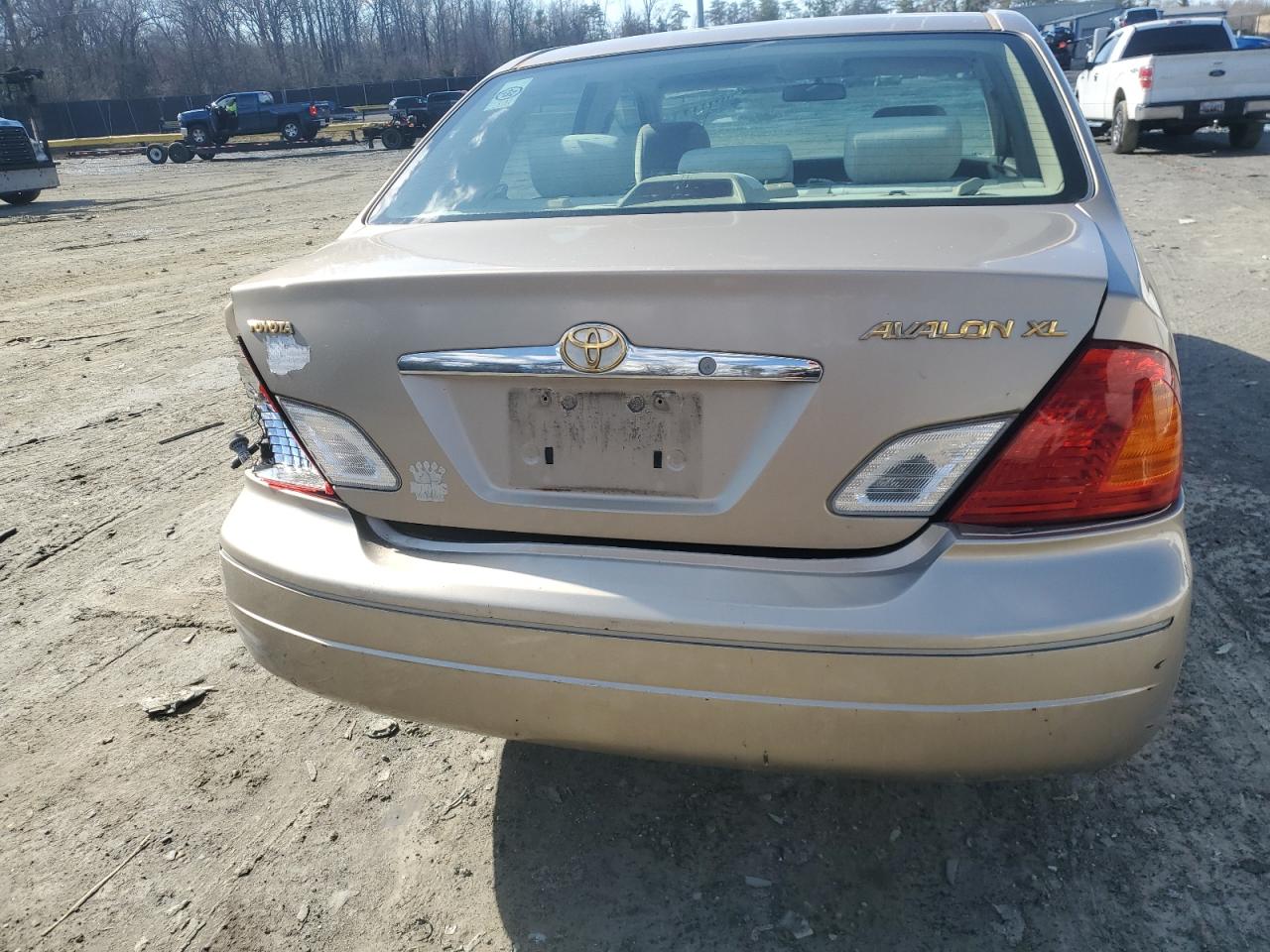 2001 Toyota Avalon VIN 4T1BF28B81U144944 Copart auction photo, side / rear end damage thumbnail 6