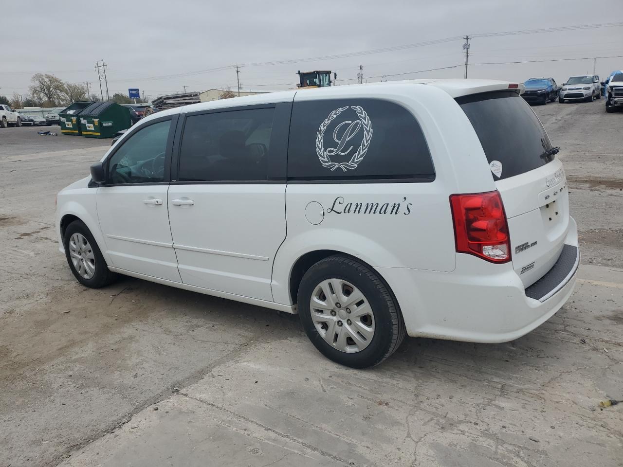 2014 Dodge Caravan VIN 2C4RDGBG7ER103928 Copart auction photo, front end / side damage thumbnail 2