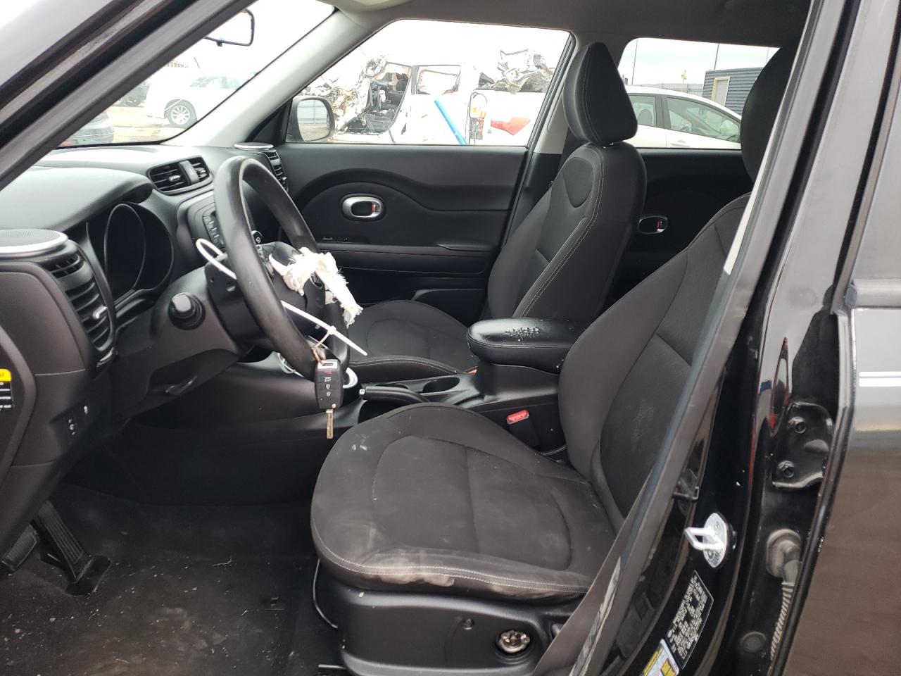 2015 KIA Soul VIN KNDJN2A22F7177750 Copart auction photo, front end / side damage thumbnail 7
