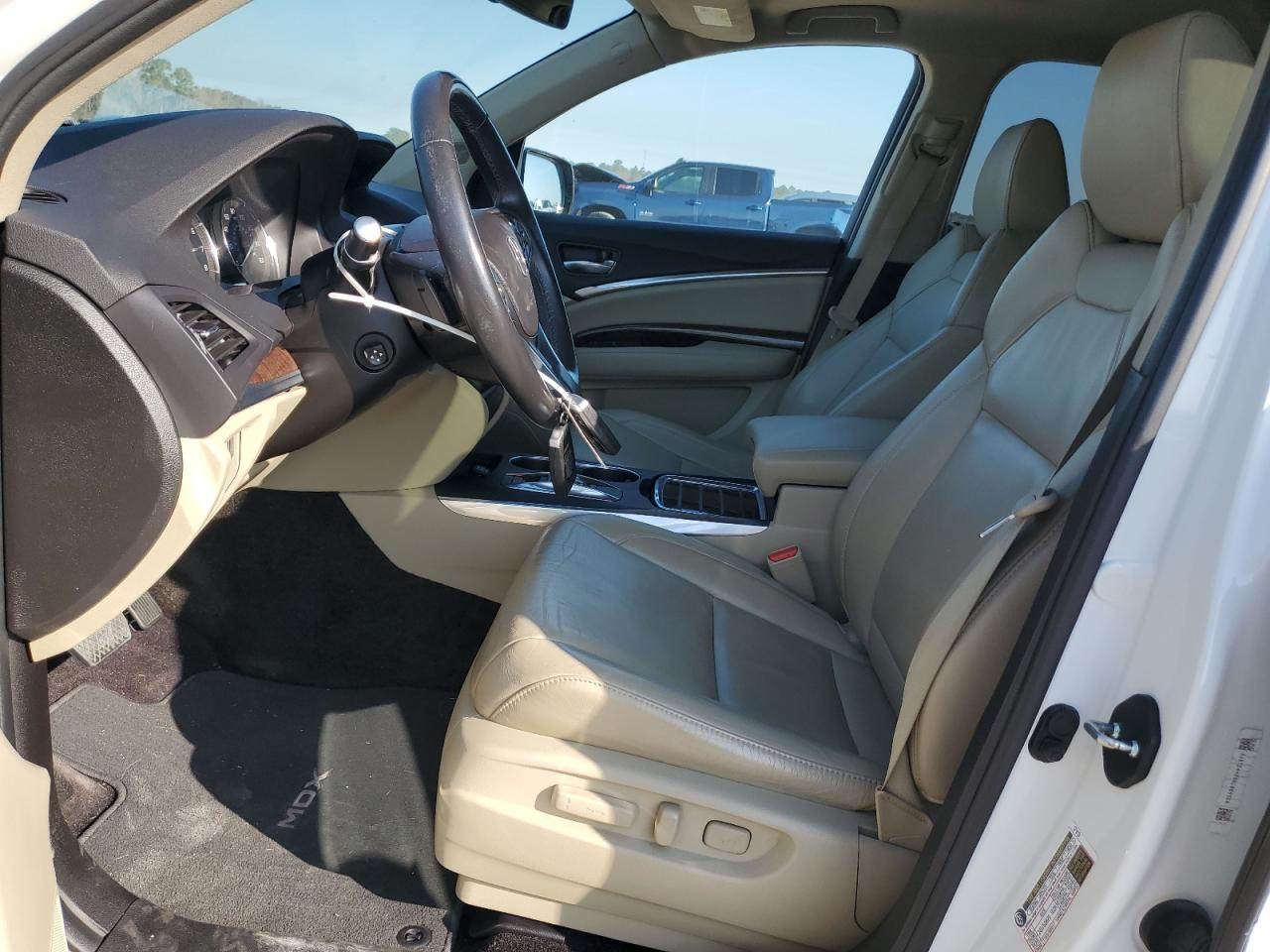 2017 Acura MDX VIN 5J8YD4H59HL000024 Copart auction photo, side / minor dent/scratches damage thumbnail 7