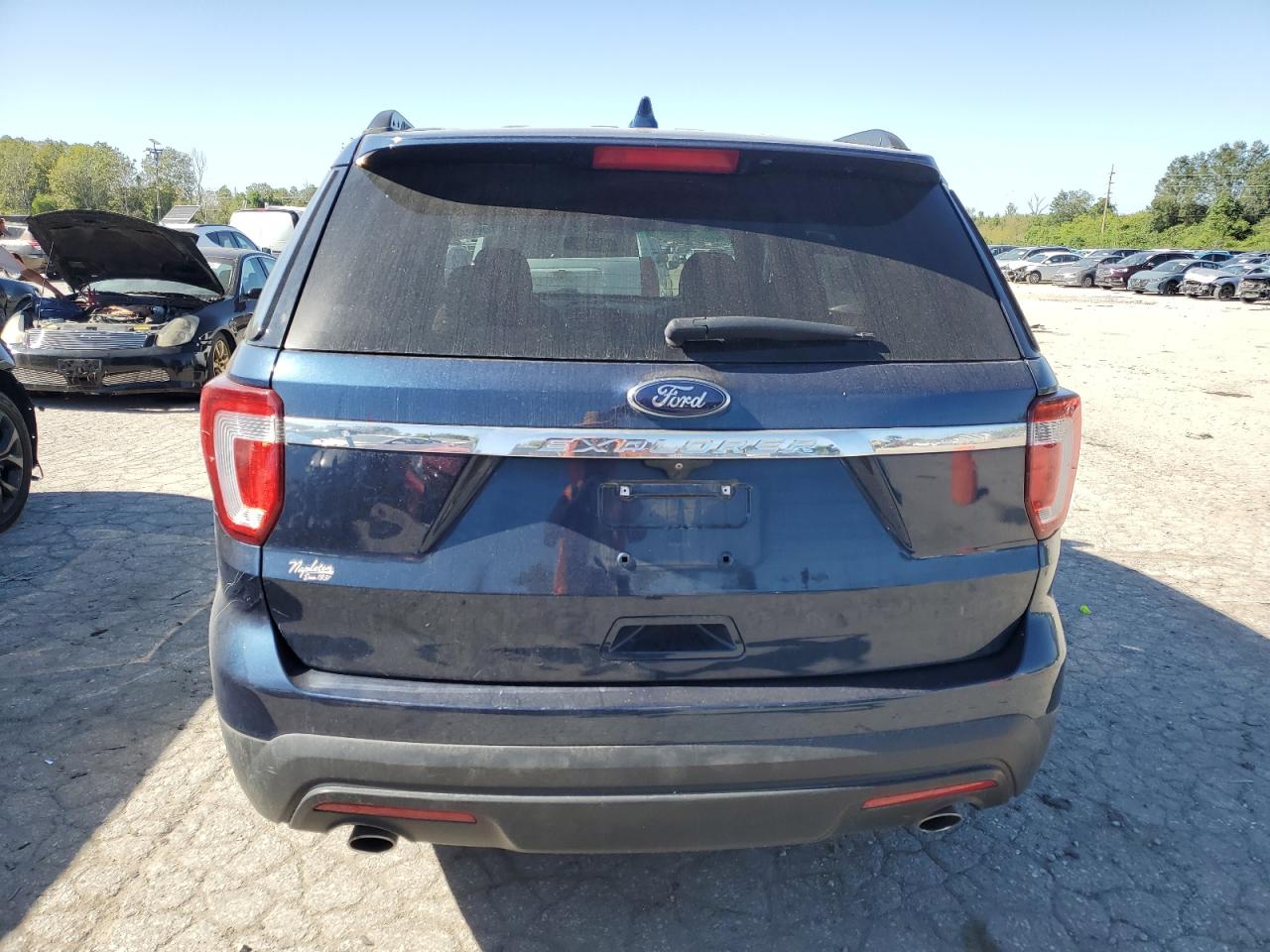 2017 Ford Explorer VIN 1FM5K7B89HGB51736 Copart auction photo, front end damage thumbnail 6