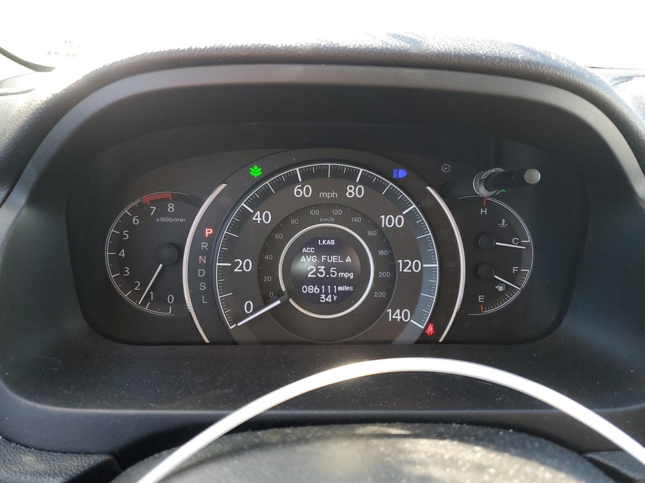 2015 Honda CR-V VIN 5J6RM3H92FL006884 Copart auction photo, burn damage thumbnail 9