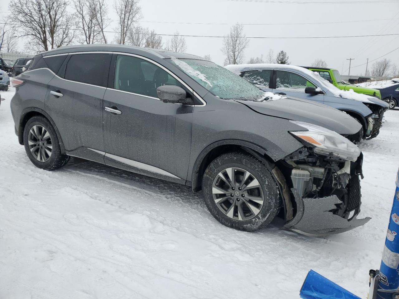 2017 Nissan Murano VIN 5N1AZ2MH0HN129503 Copart auction photo, front end damage thumbnail 4