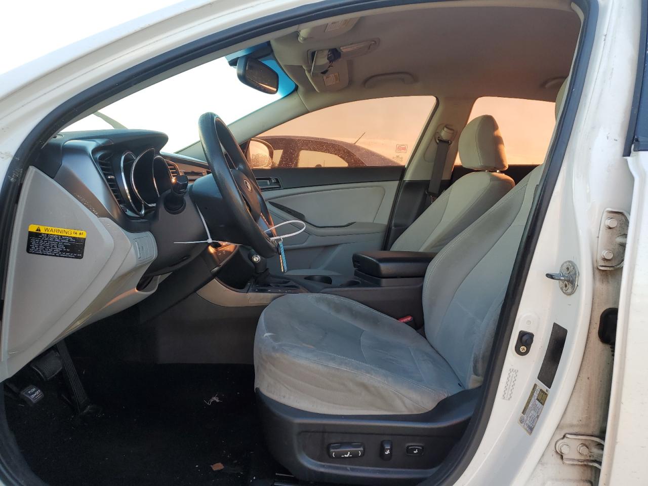 2013 KIA Optima VIN KNAGM4A70D5316834 Copart auction photo, front end damage thumbnail 7