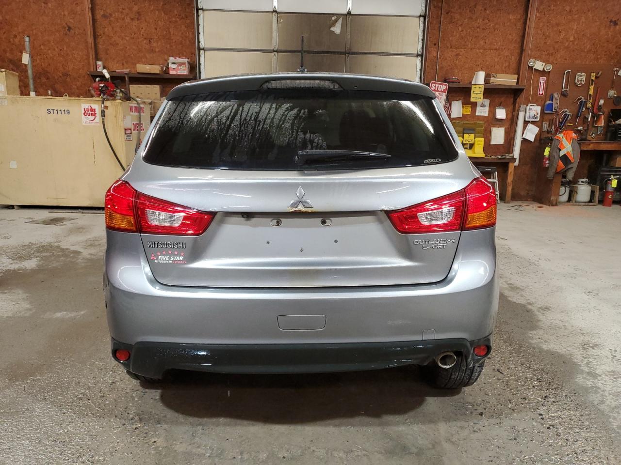 2015 Mitsubishi Outlander VIN 4A4AR4AU5FE004245 Copart auction photo, front end / side damage thumbnail 6
