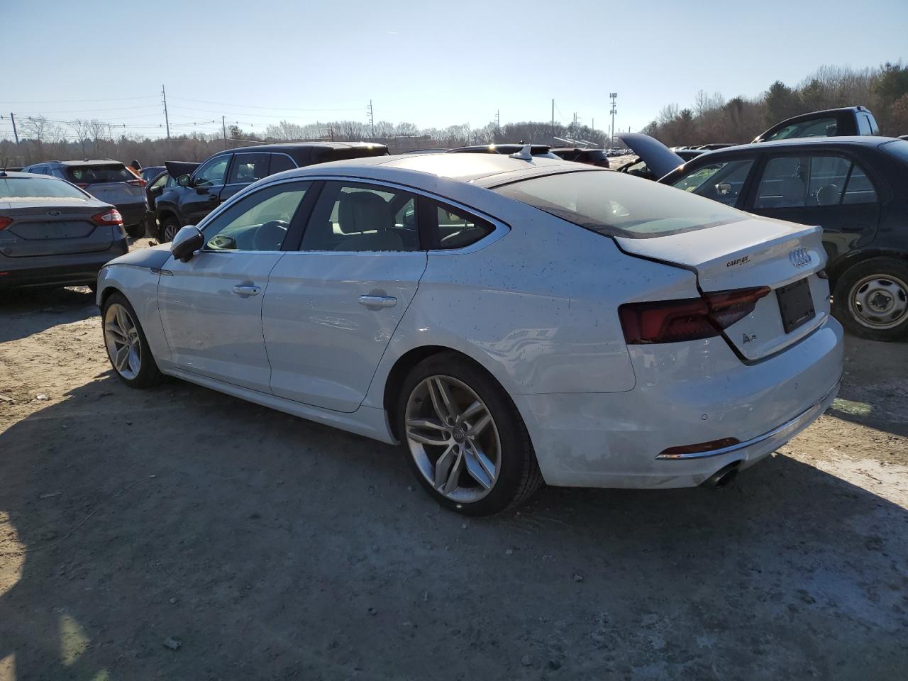 2019 Audi A5 VIN WAUBNCF55KA007647 Copart auction photo, front end damage thumbnail 2