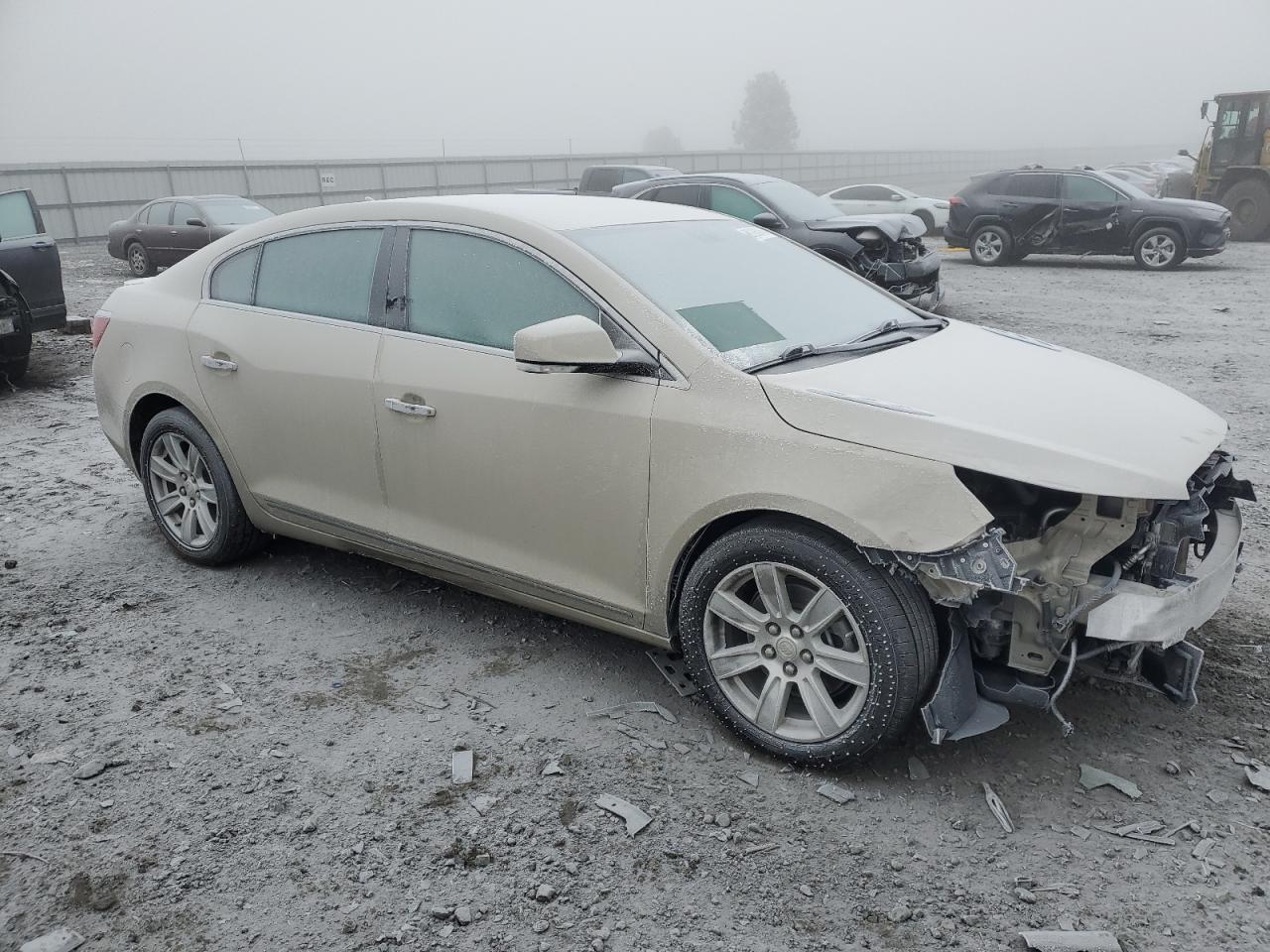 2011 Buick LaCrosse VIN 1G4GC5EC3BF352104 Copart auction photo, front end / side damage thumbnail 4