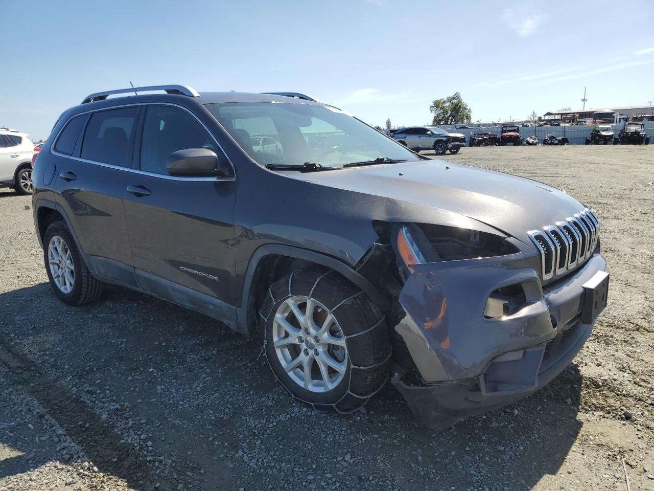 2014 Jeep Grand Cherokee VIN 1C4PJLCB2EW245753 Copart auction photo, front end damage thumbnail 4