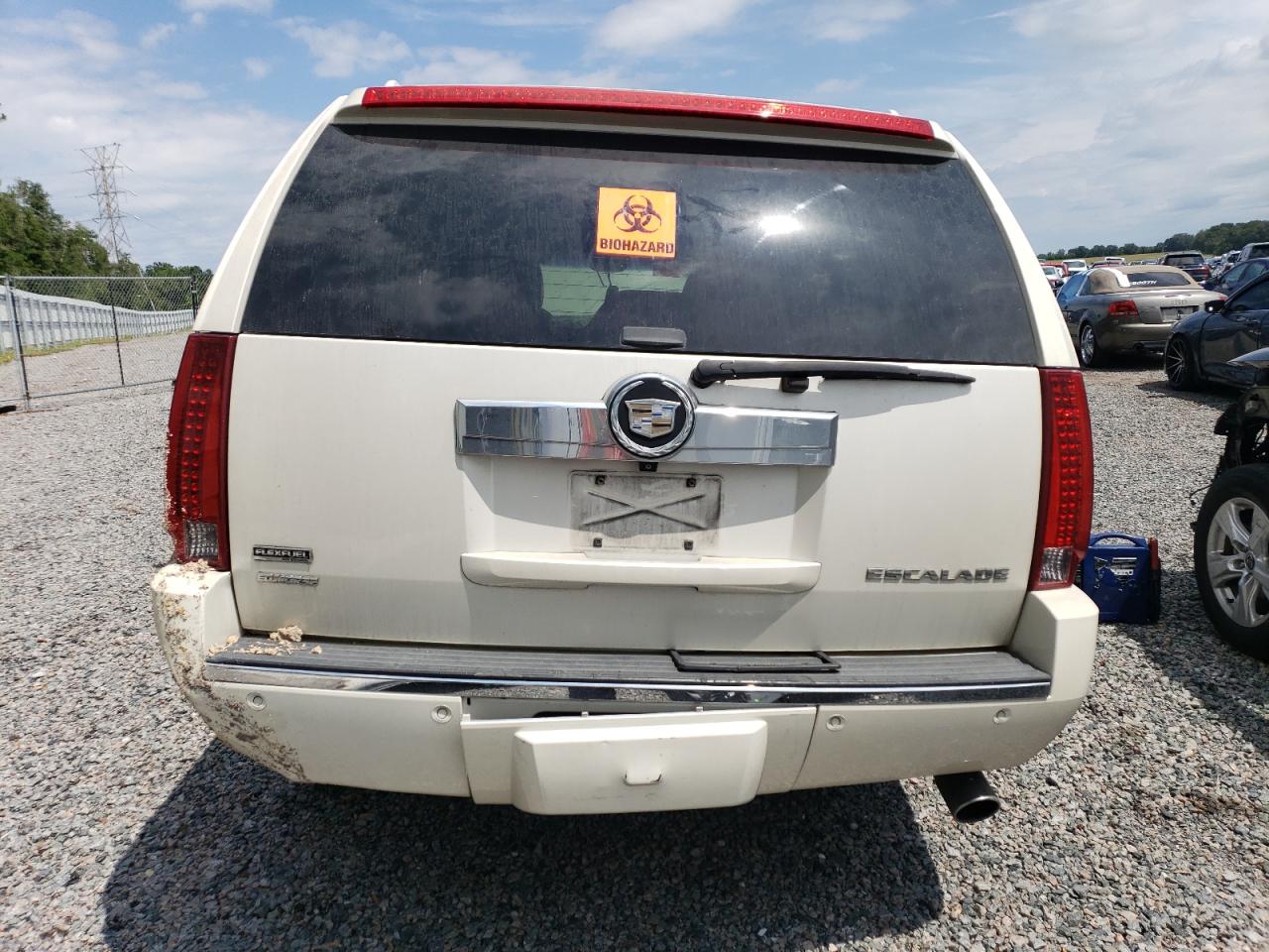 2012 Cadillac Escalade VIN 1GYS3GEF8CR171093 Copart auction photo, front end / side damage thumbnail 6