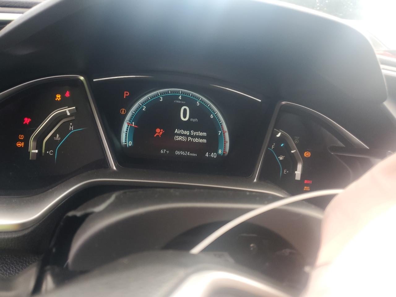 2018 Honda Civic VIN 2HGFC2F74JH530701 Copart auction photo, front end / minor dent/scratches damage thumbnail 9