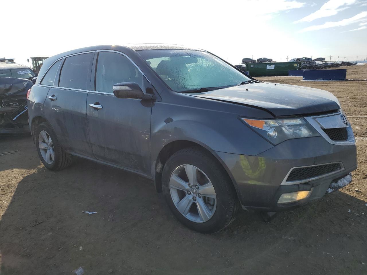 2011 Acura MDX VIN 2HNYD2H67BH510303 Copart auction photo, side damage thumbnail 4