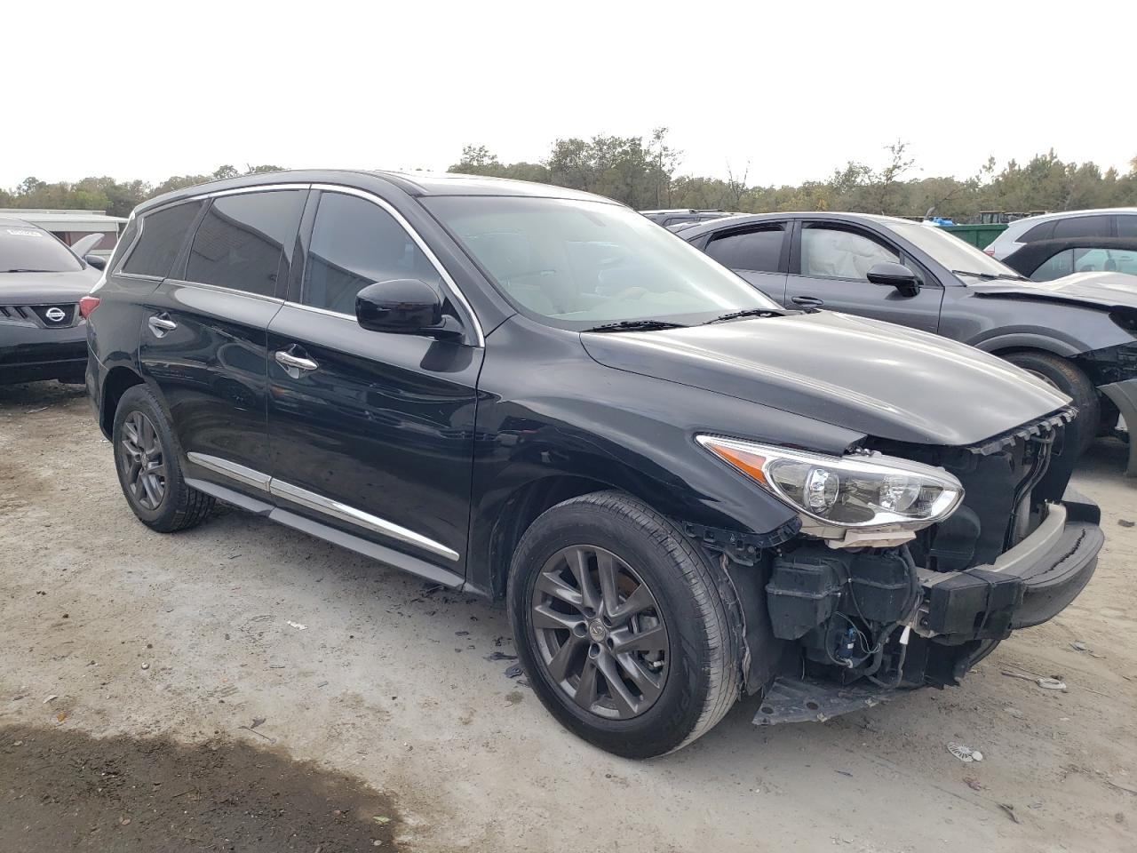 2013 Infiniti JX VIN 5N1AL0MN0DC325393 Copart auction photo, front end damage thumbnail 4