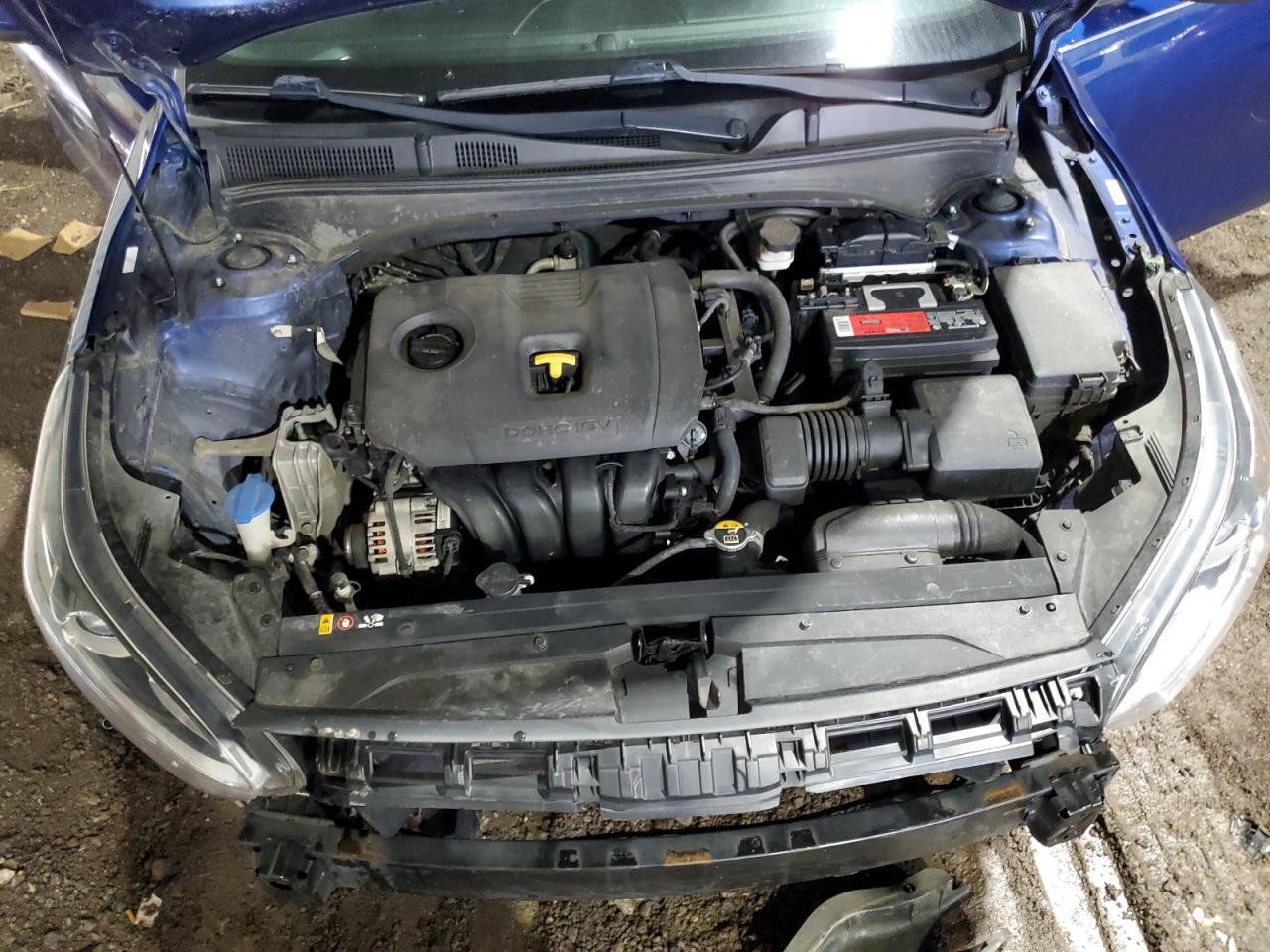 2019 KIA Forte VIN 3KPF24AD9KE052685 Copart auction photo, front end / rear end damage thumbnail 11