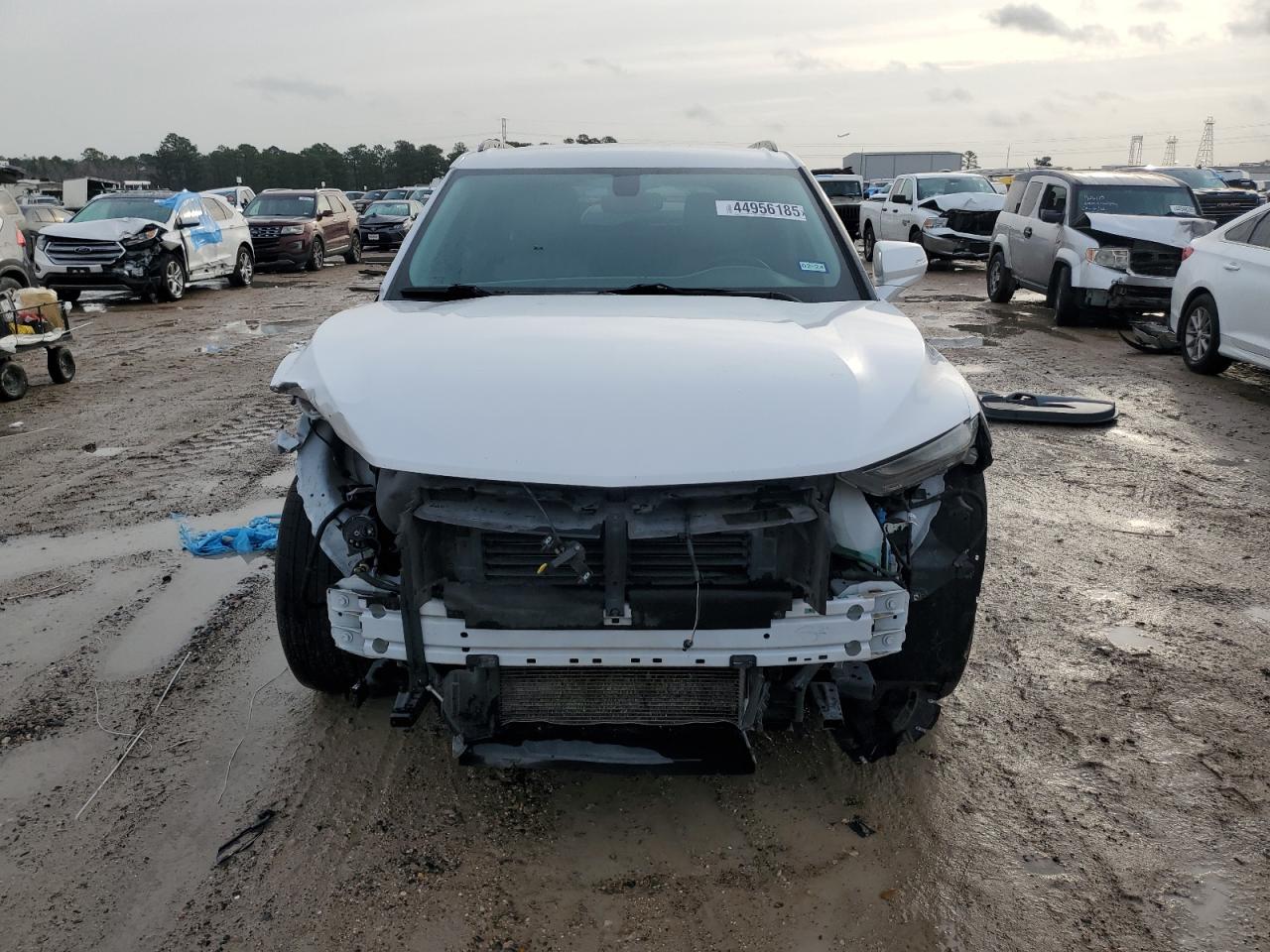 2020 Chevrolet Blazer VIN 3GNKBCRS4LS558253 Copart auction photo, side / rear end damage thumbnail 5
