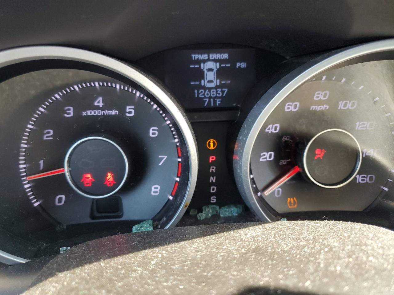 2012 Acura TL VIN 19UUA8F22CA017727 Copart auction photo, side damage thumbnail 9
