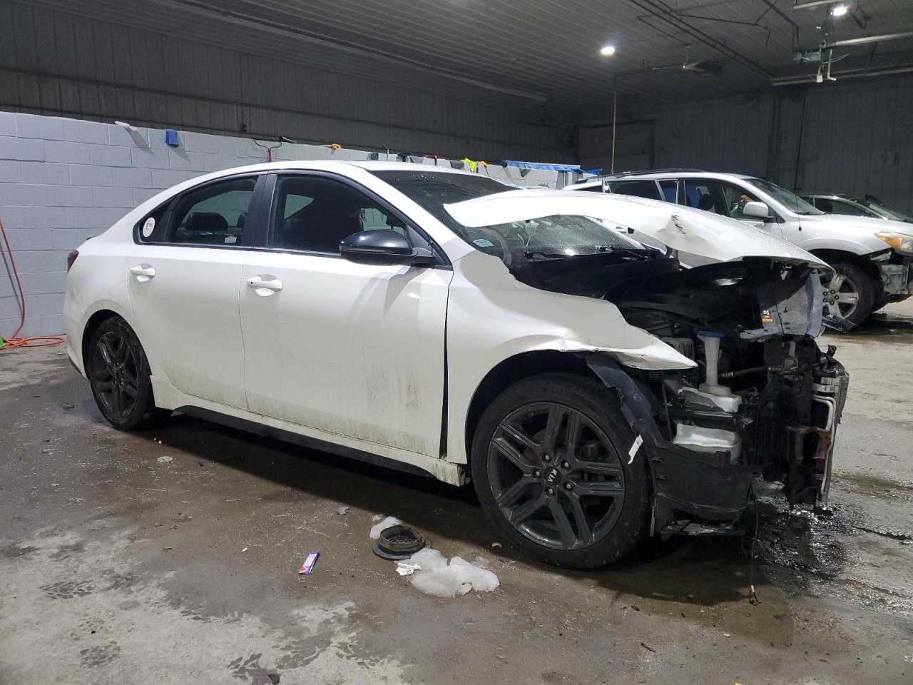 2021 KIA Forte VIN 3KPF34ADXME287015 Copart auction photo, front end / minor dent/scratches damage thumbnail 4