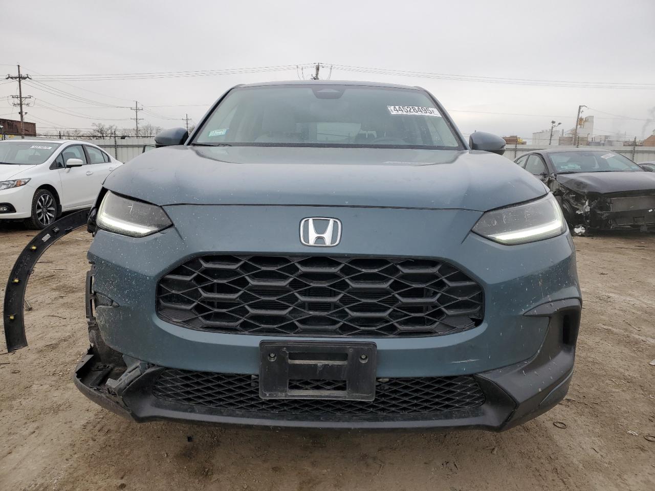 2023 Honda HR-V VIN 3CZRZ2H37PM742632 Copart auction photo, front end / side damage thumbnail 5