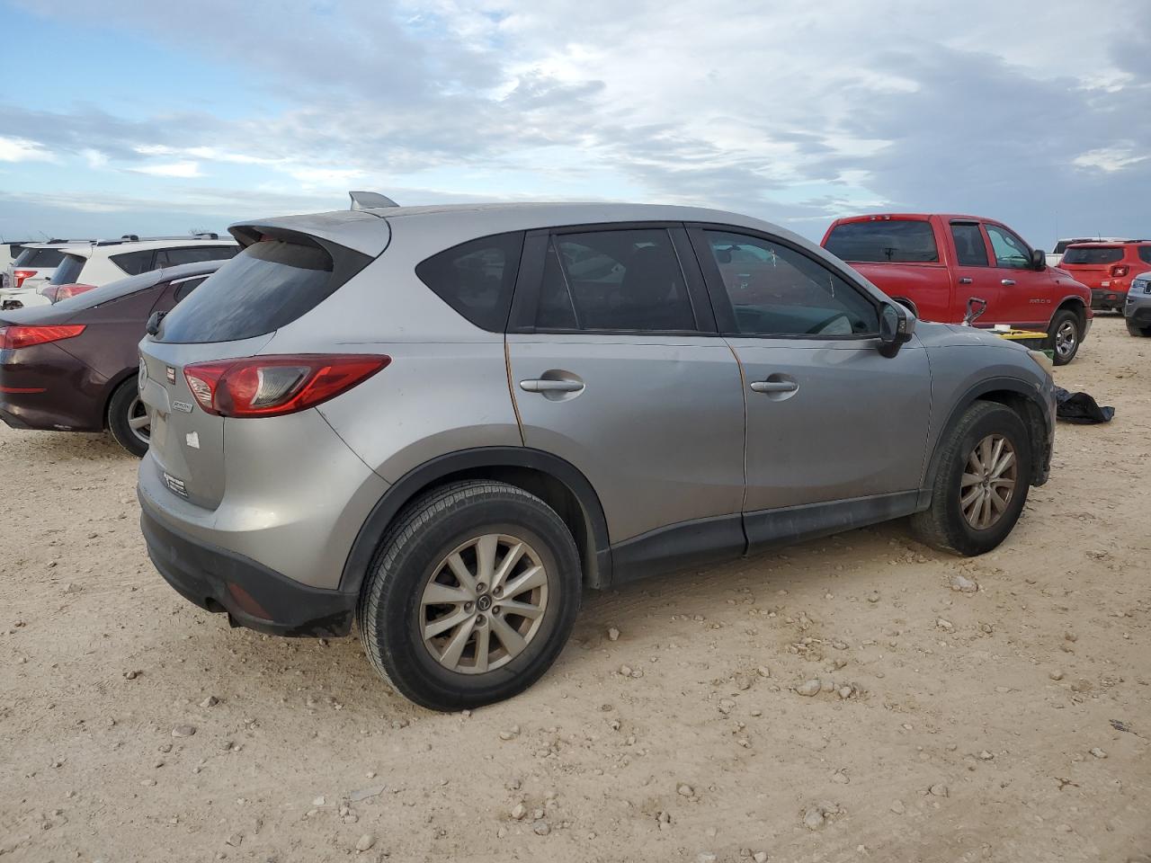 2013 Mazda CX-5 VIN JM3KE2CE5D0160854 Copart auction photo, undercarriage / front end damage thumbnail 3